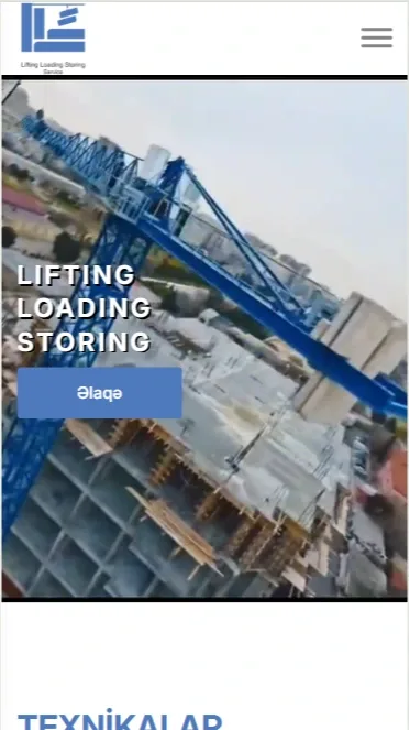 LLS MMC – Yükqaldırma, Logistika və Anbarlama Xidmətləri Veb Saytı — mobil