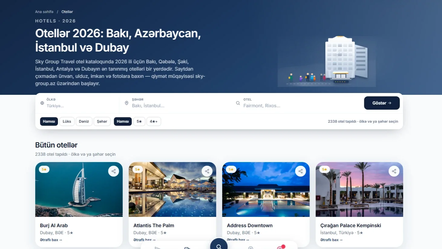 Sky Group Travel — 6 | Code Symphony Bakı
