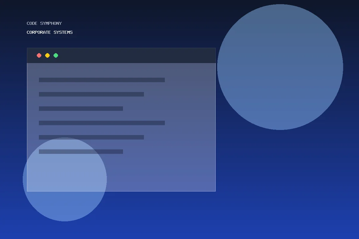Korporativ sistemlər — Code Symphony Bakı veb sayt hazırlanması