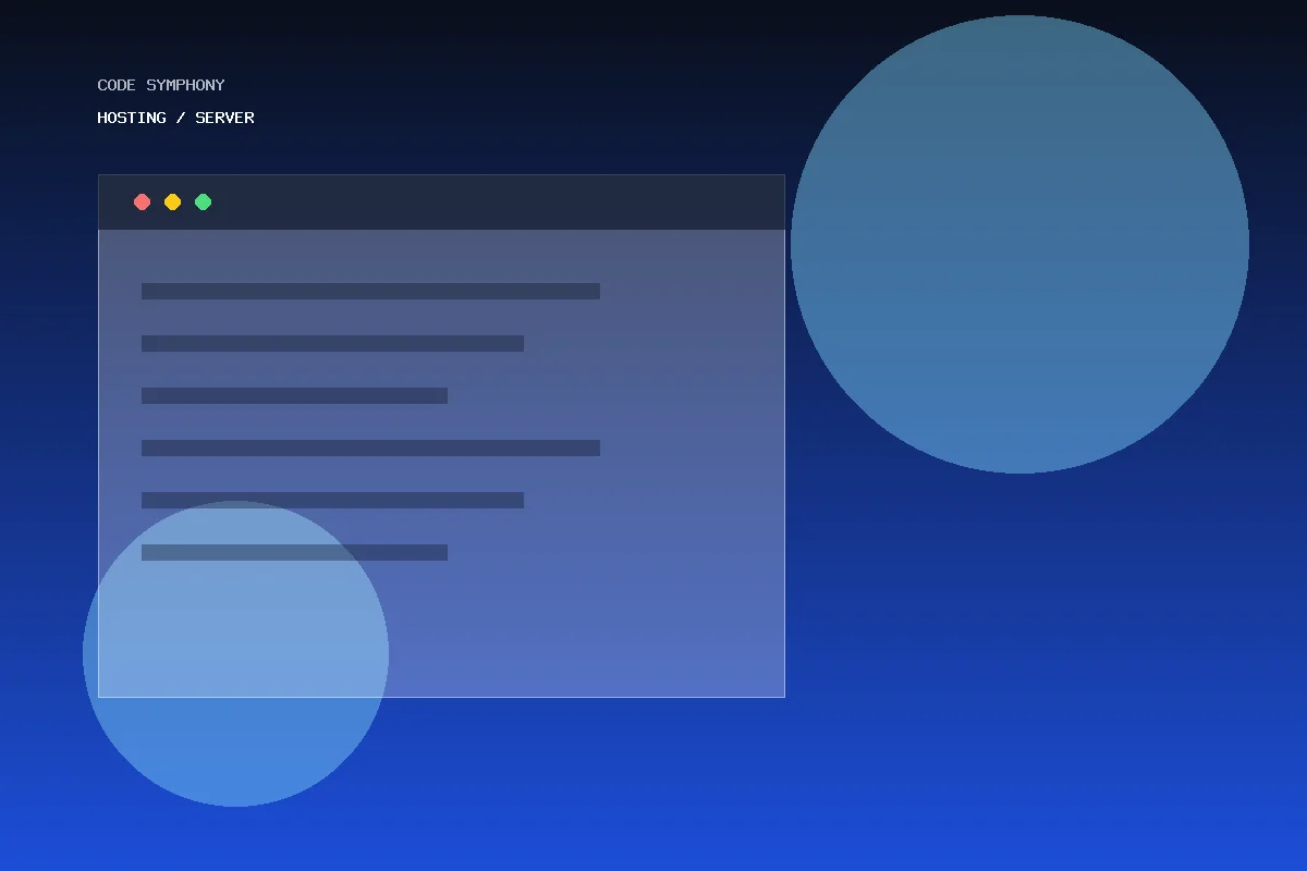 Hostinq / Server satışı — Code Symphony Bakı veb sayt hazırlanması