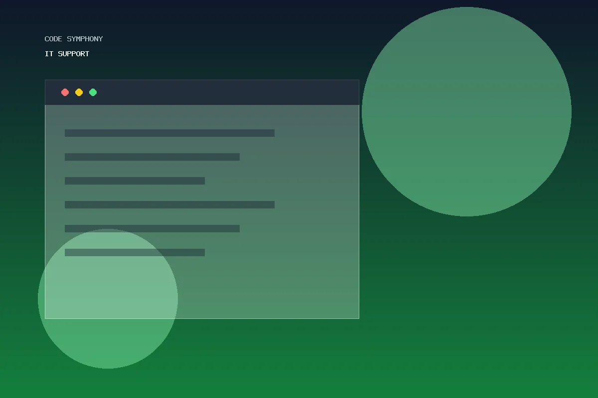 IT dəstək — Code Symphony Bakı veb sayt hazırlanması