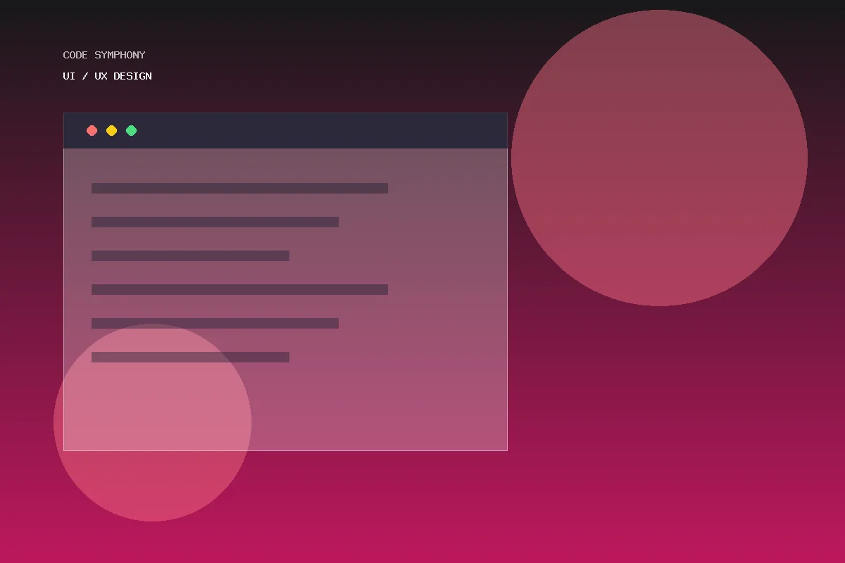 UI/UX dizayn — Code Symphony Bakı veb sayt hazırlanması